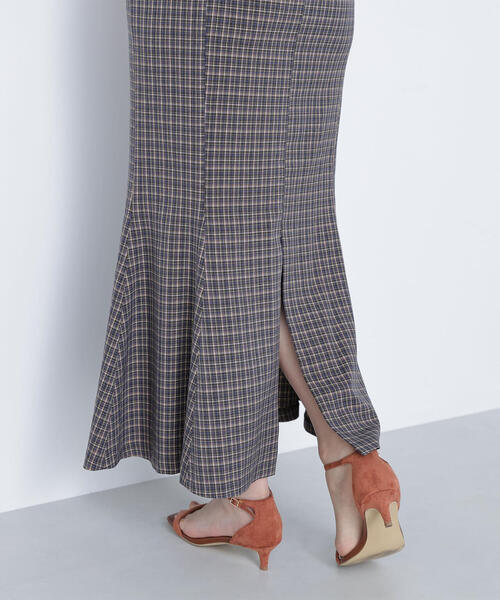 NATURAL BEAUTY BASIC（ナチュラルビューティーベーシック）の「◇チェックキャミワンピース（ワンピース・レディース・ブラウン系その他/イエロー系その他・MEDIUM/P/S）」の16枚目の写真