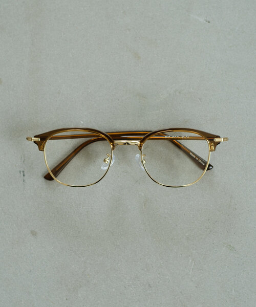 Kastane（カスタネ）の「ハーフリムメガネ（メガネ・レディース・シルバー/ブラウン・FREE）」の6枚目の写真