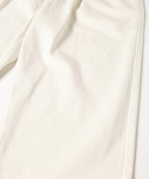 CULLNI(クルニ)の「1TUCK ASYMMETRY POCKET PANTS(デニムパンツ・メンズ・ブラック/アイボリー/ダークインディゴブルー・1/2)」の14枚目の写真