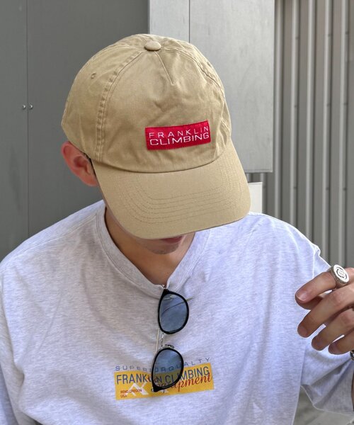 Franklin Climbing（フランクリンクライミング）の「【Franklin Climbing】 RED LABELCAP（キャップ・レディース・ブラック/ベージュ/ネイビー・ONE SIZE）」の9枚目の写真