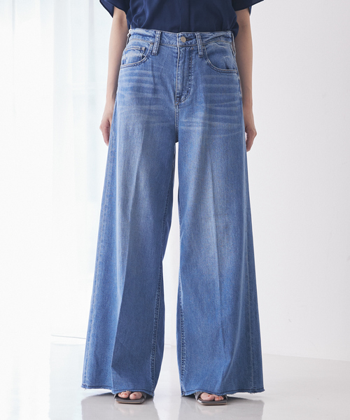 Healthy denim(ヘルシーデニム)の「【Healthy DENIM】Wild Ginger ワイドデニム(デニムパンツ・レディース・ブルー/インディゴブルー・38/32/34/36)」の11枚目の写真