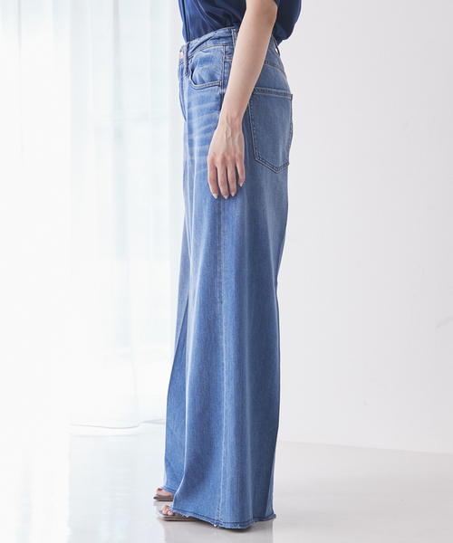 Healthy denim(ヘルシーデニム)の「【Healthy DENIM】Wild Ginger ワイドデニム(デニムパンツ・レディース・ブルー/インディゴブルー・38/32/34/36)」の12枚目の写真