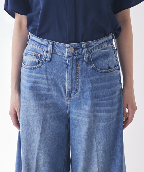 Healthy denim(ヘルシーデニム)の「【Healthy DENIM】Wild Ginger ワイドデニム(デニムパンツ・レディース・ブルー/インディゴブルー・38/32/34/36)」の15枚目の写真