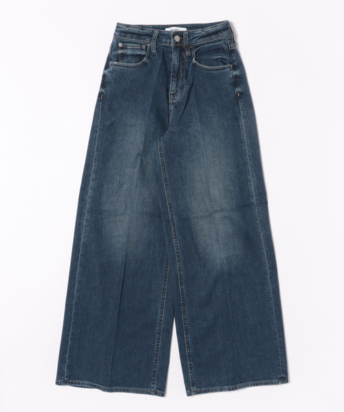 Healthy denim(ヘルシーデニム)の「【Healthy DENIM】Wild Ginger ワイドデニム(デニムパンツ・レディース・ブルー/インディゴブルー・38/32/34/36)」の4枚目の写真