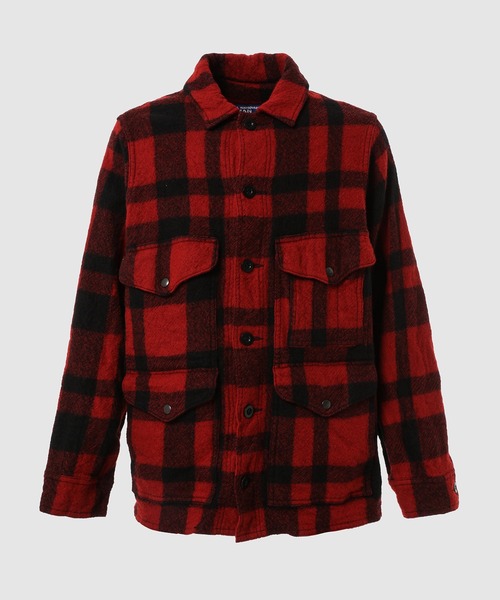 FILSON」W-NAME 縮絨 WOOL CHECK - MACKINAW CRUISER JACKET