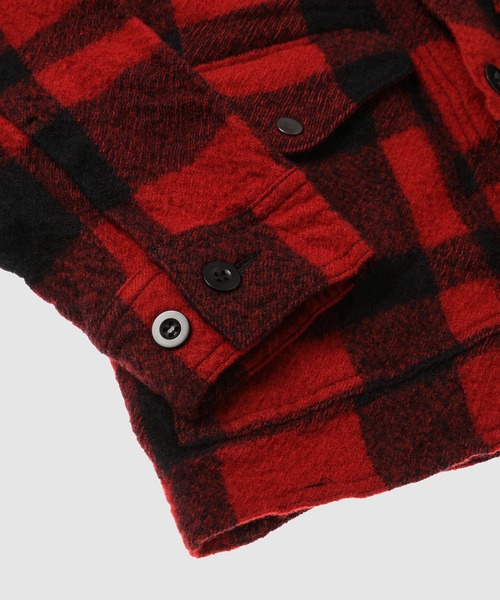 FILSON」W-NAME 縮絨 WOOL CHECK - MACKINAW CRUISER JACKET（ブルゾン