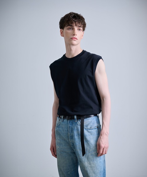 NUMBER (N)INE（ナンバーナイン）の「【NUMBER(N)INE】LEATHER GACHA BELT / ナンバーナイン ジェニュインレザー ガチャベルト（ベルト・メンズ・ブラック・FREE）」の4枚目の写真