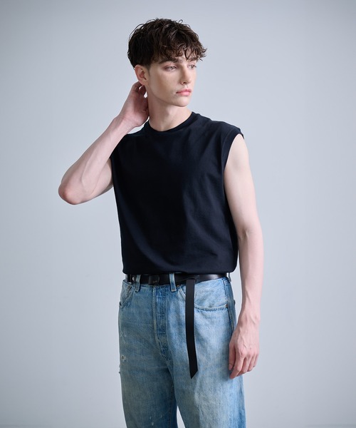 NUMBER (N)INE（ナンバーナイン）の「【NUMBER(N)INE】LEATHER GACHA BELT / ナンバーナイン ジェニュインレザー ガチャベルト（ベルト・メンズ・ブラック・FREE）」の6枚目の写真