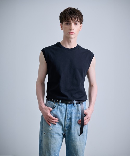 NUMBER (N)INE（ナンバーナイン）の「【NUMBER(N)INE】LEATHER GACHA BELT / ナンバーナイン ジェニュインレザー ガチャベルト（ベルト・メンズ・ブラック・FREE）」の3枚目の写真