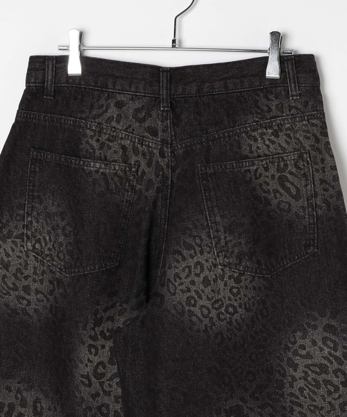 3.3 Field Trip (3.3フィールドトリップ)の「3.3 Field Trip/レオパードアートパンツ(デニムパンツ・メンズ・ブラック・MEDIUM/LARGE)」の4枚目の写真