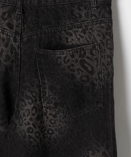 3.3 Field Trip (3.3フィールドトリップ)の「3.3 Field Trip/レオパードアートパンツ(デニムパンツ・メンズ・ブラック・MEDIUM/LARGE)」の3枚目の写真