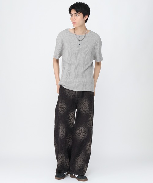 3.3 Field Trip (3.3フィールドトリップ)の「3.3 Field Trip/レオパードアートパンツ(デニムパンツ・メンズ・ブラック・MEDIUM/LARGE)」の14枚目の写真