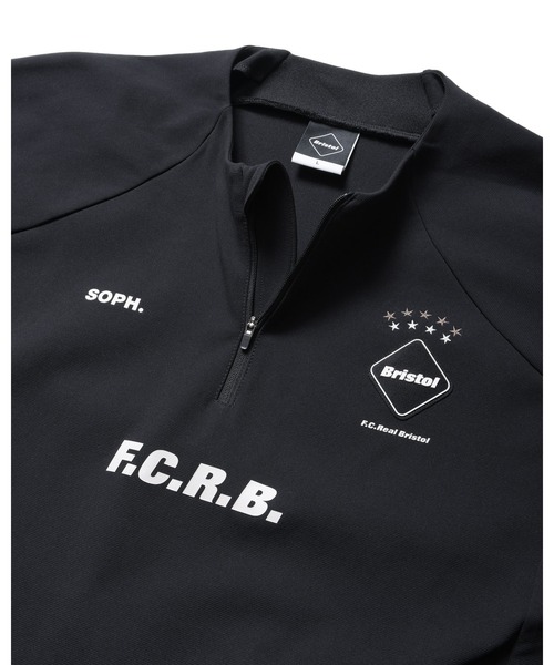 F.C.Real Bristol（エフシーレアルブリストル）の「PDK QUARTER-ZIP TOP（Tシャツ/カットソー・メンズ・セージグリーン/ブラック・X-LARGE/LARGE/MEDIUM/SMALL/XX-LARGE）」の4枚目の写真
