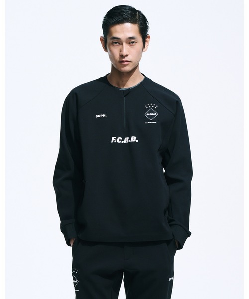 F.C.Real Bristol（エフシーレアルブリストル）の「PDK QUARTER-ZIP TOP（Tシャツ/カットソー・メンズ・セージグリーン/ブラック・X-LARGE/LARGE/MEDIUM/SMALL/XX-LARGE）」の9枚目の写真