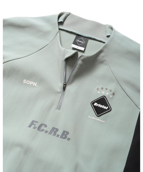F.C.Real Bristol（エフシーレアルブリストル）の「PDK QUARTER-ZIP TOP（Tシャツ/カットソー・メンズ・セージグリーン/ブラック・X-LARGE/LARGE/MEDIUM/SMALL/XX-LARGE）」の10枚目の写真