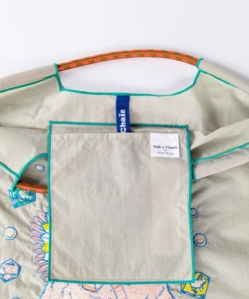 Ball&Chain（ボールアンドチェーン）の「[Ball&Chain]shopping bag-D.M.RABBIT(M)（エコバッグ/サブバッグ・レディース・ラベンダー/グレー・FREE）」の9枚目の写真