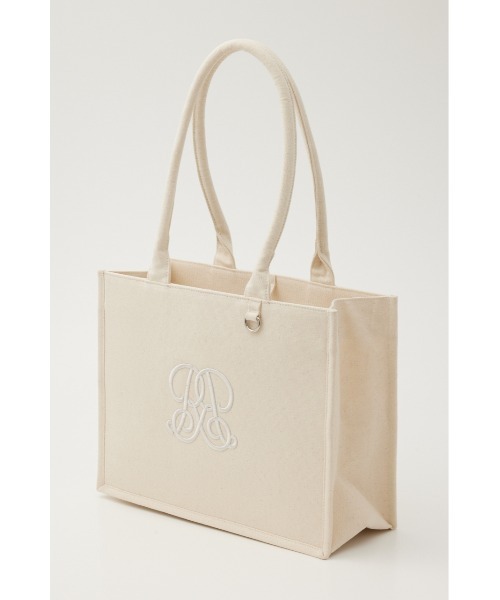 rienda（リエンダ）の「WRRロゴトートバッグ（トートバッグ・レディース・アイボリー/ブラック・FREE）」の10枚目の写真
