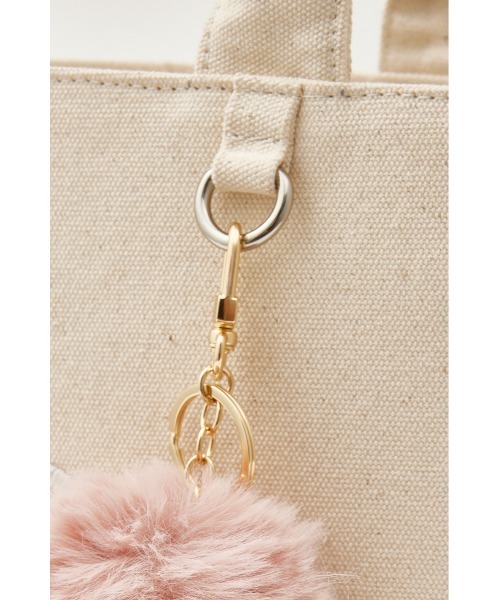 rienda（リエンダ）の「WRRロゴトートバッグ（トートバッグ・レディース・アイボリー/ブラック・FREE）」の5枚目の写真