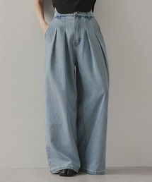 rectangle（レクタングル）の「デニムタックバギーパンツ（デニムパンツ）」