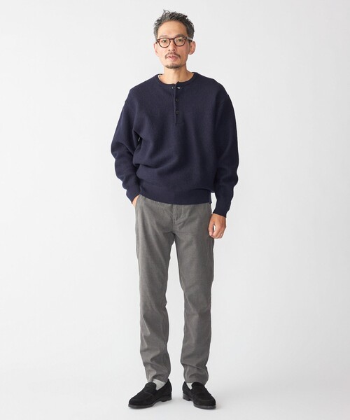 SHIPS(シップス)の「SHIPS: TR チェック テーパード チノ パンツ(チノパンツ・メンズ・ネイビー/ダークグレー/カーキ・X-LARGE/LARGE/MEDIUM/SMALL)」の4枚目の写真
