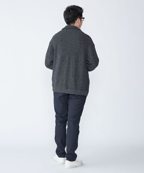 SHIPS(シップス)の「SHIPS: TR チェック テーパード チノ パンツ(チノパンツ・メンズ・ネイビー/ダークグレー/カーキ・X-LARGE/LARGE/MEDIUM/SMALL)」の8枚目の写真