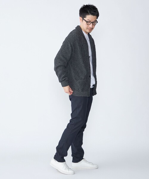 SHIPS(シップス)の「SHIPS: TR チェック テーパード チノ パンツ(チノパンツ・メンズ・ネイビー/ダークグレー/カーキ・X-LARGE/LARGE/MEDIUM/SMALL)」の9枚目の写真