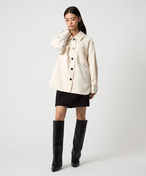 セール】＜EMMEL REFINES＞EM レオパード ジャカード シャツ