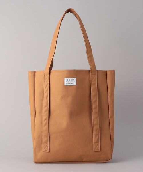 coen（コーエン）の「キャンバスPVCトートバッグ（トートバッグ・メンズ・オフホワイト/ブラウン/ブラック・FREE）」の3枚目の写真