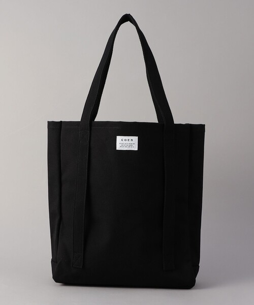 coen（コーエン）の「キャンバスPVCトートバッグ（トートバッグ・メンズ・オフホワイト/ブラウン/ブラック・FREE）」の2枚目の写真