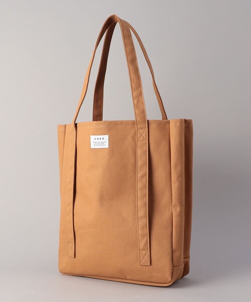 coen（コーエン）の「キャンバスPVCトートバッグ（トートバッグ・メンズ・オフホワイト/ブラウン/ブラック・FREE）」の9枚目の写真