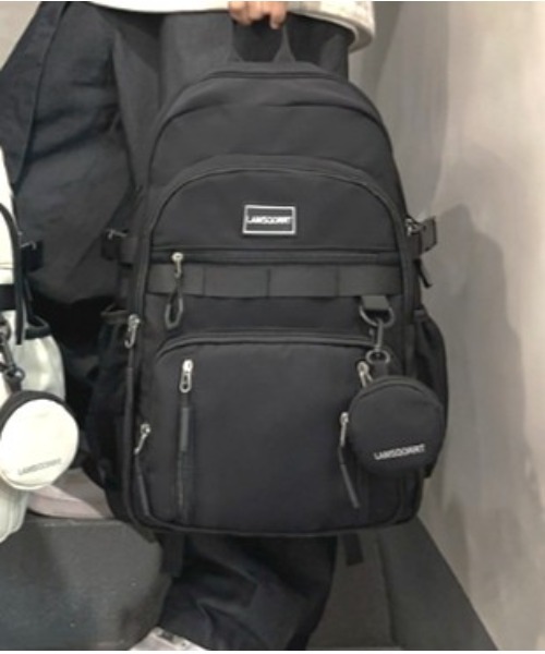 Sakka(サッカ)の「大容量A4対応多機能 デイパック(バックパック/リュック・メンズ・オフホワイト/ブラック/グリーン/ラベンダー・FREE)」の13枚目の写真