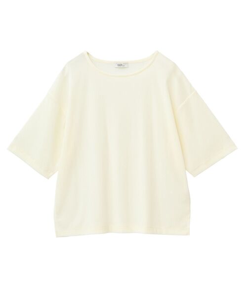 earth music&ecology（アースミュージックアンドエコロジー）の「シアーベロアTee（Tシャツ/カットソー・レディース・ブルー/チャコールグレー/ブラック/アイボリー・FREE）」の12枚目の写真