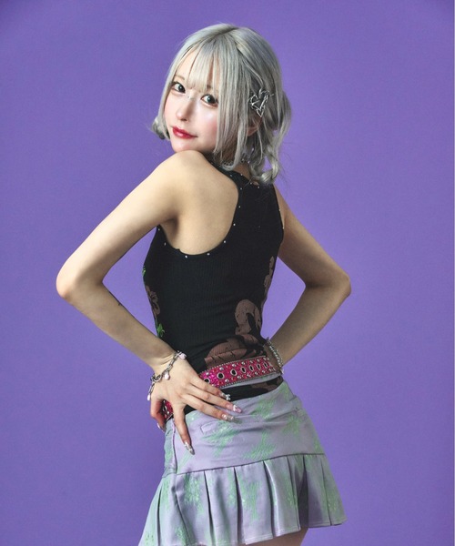 GALFY(ガルフィー)の「『GALFY/ガルフィー』ロゴギャルタンク(タンクトップ・レディース・ブラック・FREE)」の7枚目の写真