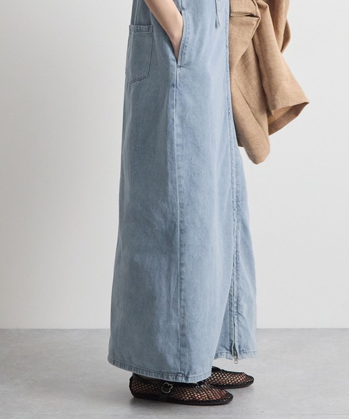 Futier land(フューティアランド)の「デニムジャンスカ(ジャンパースカート・レディース・ブラック/ブルー・MEDIUM/LARGE/SMALL)」の16枚目の写真