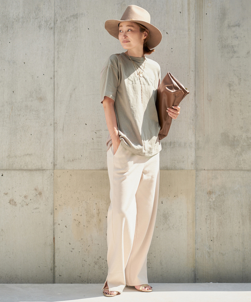 AMERICANA（アメリカーナ）の「【AMERICANA/アメリカーナ】RIB PANTS（その他パンツ・レディース・アイボリー・36/38）」の16枚目の写真