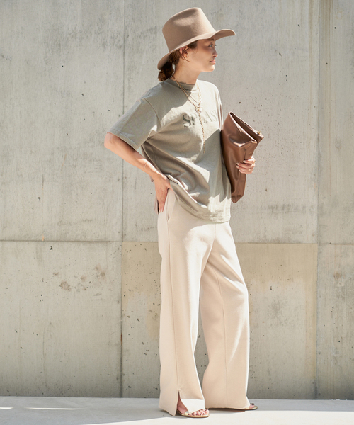 AMERICANA（アメリカーナ）の「【AMERICANA/アメリカーナ】RIB PANTS（その他パンツ・レディース・アイボリー・36/38）」の15枚目の写真