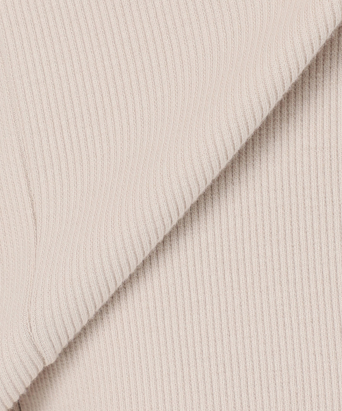 AMERICANA（アメリカーナ）の「【AMERICANA/アメリカーナ】RIB PANTS（その他パンツ・レディース・アイボリー・36/38）」の2枚目の写真