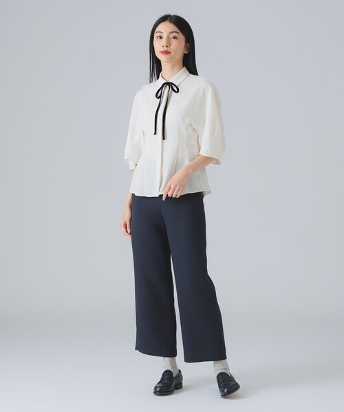 EFFE BEAMS（エッフェビームス）の「【1/15再値下げ】リボンタイ ブラウス（シャツ/ブラウス・レディース・ナチュラル・36/38）」の2枚目の写真