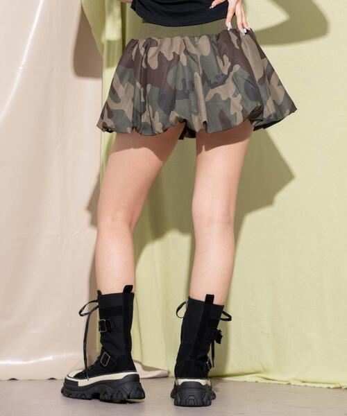 dispark（ディスパーク）の「DISPARK/ウエストロゴバルーンスカパン（スカート・レディース・ブラック/その他1・FREE）」の11枚目の写真