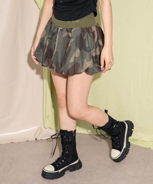 dispark（ディスパーク）の「DISPARK/ウエストロゴバルーンスカパン（スカート・レディース・ブラック/その他1・FREE）」の12枚目の写真