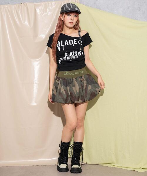 dispark（ディスパーク）の「DISPARK/ウエストロゴバルーンスカパン（スカート・レディース・ブラック/その他1・FREE）」の13枚目の写真