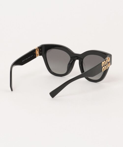 MIU MIU グレー スクエアサングラス MIU MIU】ロゴ スクエア サングラス 国内発送 (MiuMiu