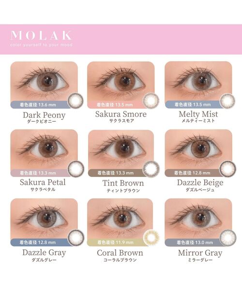 MOLAK（モラク）の「【水光カラコン】MOLAK 1DAY 10枚入り ドーリッシュブラウン（コンタクトレンズ・カラコン・レディース・ブラウン・±0.00/-0.50/-0.75/-1.00/-1.25/-1.50/-1.75/-2.00/-2.25/-2.50/-2.75/-3.00/-3.25/-3.50/-3.75/-4.00/-4.25/-4.50/-4.75/-5.00/-5.25/-5.50/-5.75/-6.00/-6.50/-7.00/-7.50/-8.00/-8.50/-9.00/-9.50/-10.00）」の5枚目の写真