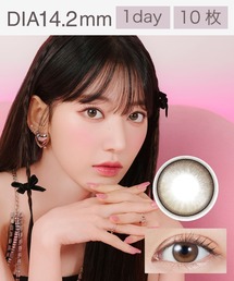 MOLAK（モラク）の「【水光カラコン】MOLAK ワンデー 1DAY 10枚入り ドーリッシュブラウン モラク 宮脇咲良 韓国 カラコン ワンデー 奥目解消 細フチ（コンタクトレンズ・カラコン）」