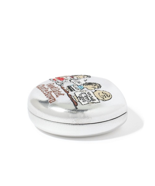 BAYFLOW（ベイフロー）の「【PEANUTS】マルチミラーケース(ラウンド)（ポーチ・レディース・イエロー/グレー・0）」の3枚目の写真