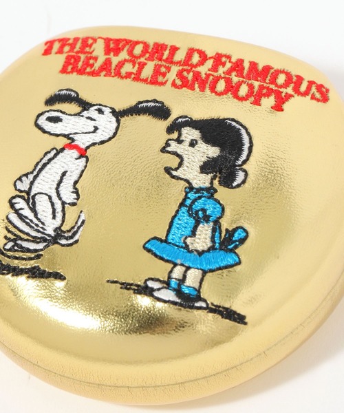 BAYFLOW（ベイフロー）の「【PEANUTS】マルチミラーケース(ラウンド)（ポーチ・レディース・イエロー/グレー・0）」の8枚目の写真