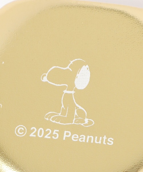 BAYFLOW（ベイフロー）の「【PEANUTS】マルチミラーケース(ラウンド)（ポーチ・レディース・イエロー/グレー・0）」の9枚目の写真