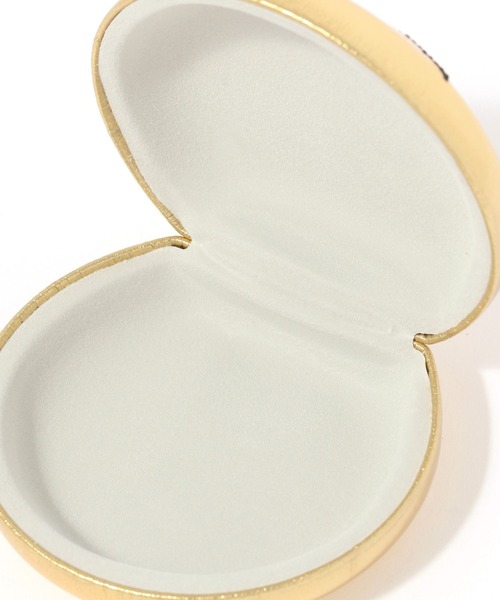 BAYFLOW（ベイフロー）の「【PEANUTS】マルチミラーケース(ラウンド)（ポーチ・レディース・イエロー/グレー・0）」の10枚目の写真