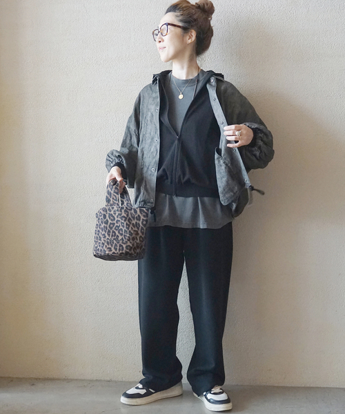 JOURNAL STANDARD LUXE（ジャーナルスタンダード　ラックス）の「《追加2》HGテンジク フーディ（ニット/セーター・レディース・ブラック・FREE）」の7枚目の写真
