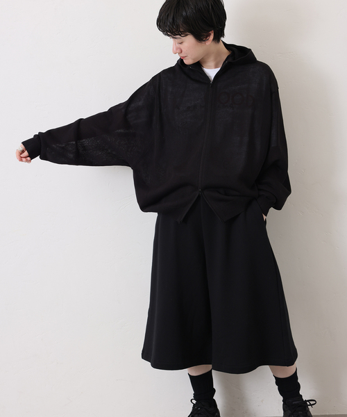 JOURNAL STANDARD LUXE（ジャーナルスタンダード　ラックス）の「《追加2》HGテンジク フーディ（ニット/セーター・レディース・ブラック・FREE）」の12枚目の写真